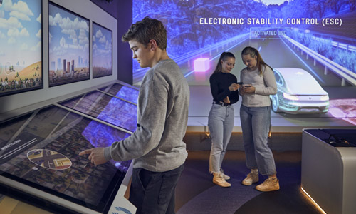 Students at the Melbourne Museum Road to Zero experience